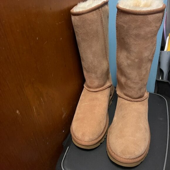 UGG® Classic II Genuine Shearling Lined Tall Boot - Picture 9 of 16